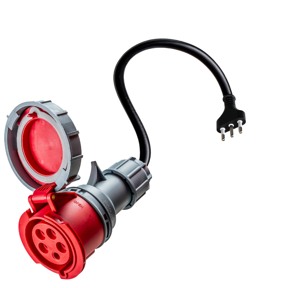 16A 5-polet til type L for Italia-adapter