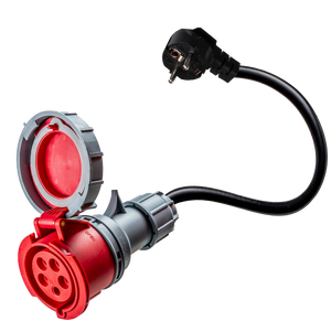 16A 5-polet til Schuko-adapter