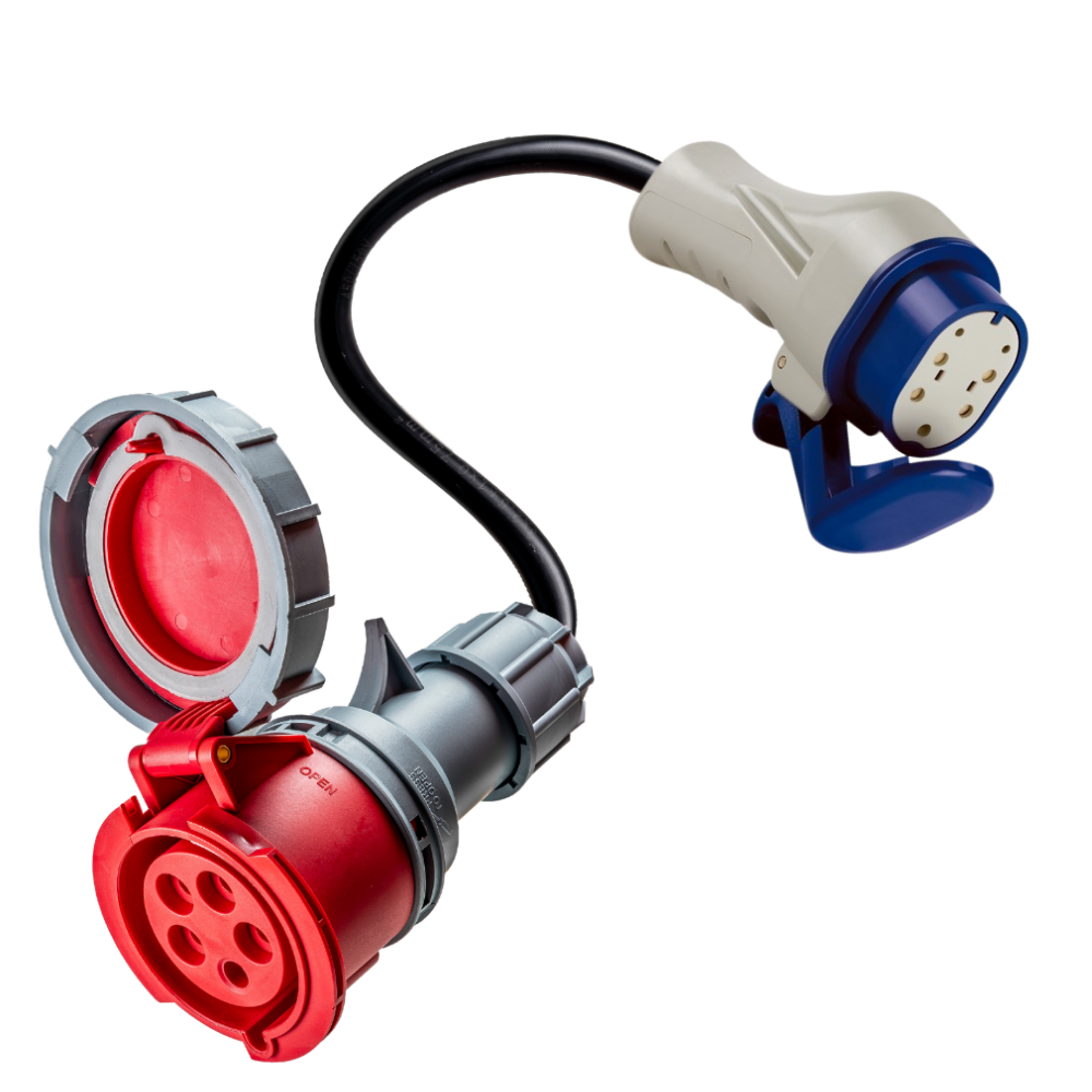 16A 5-polet til Type 3-adapter