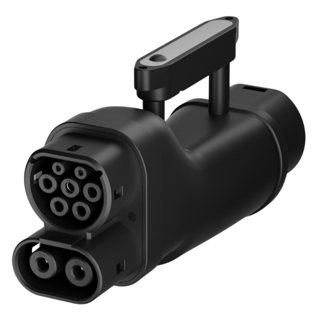 Ladeadapter for elbil GBT til CCS2