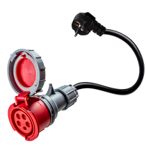 32A 5-polet CEE til Schuko-adapter