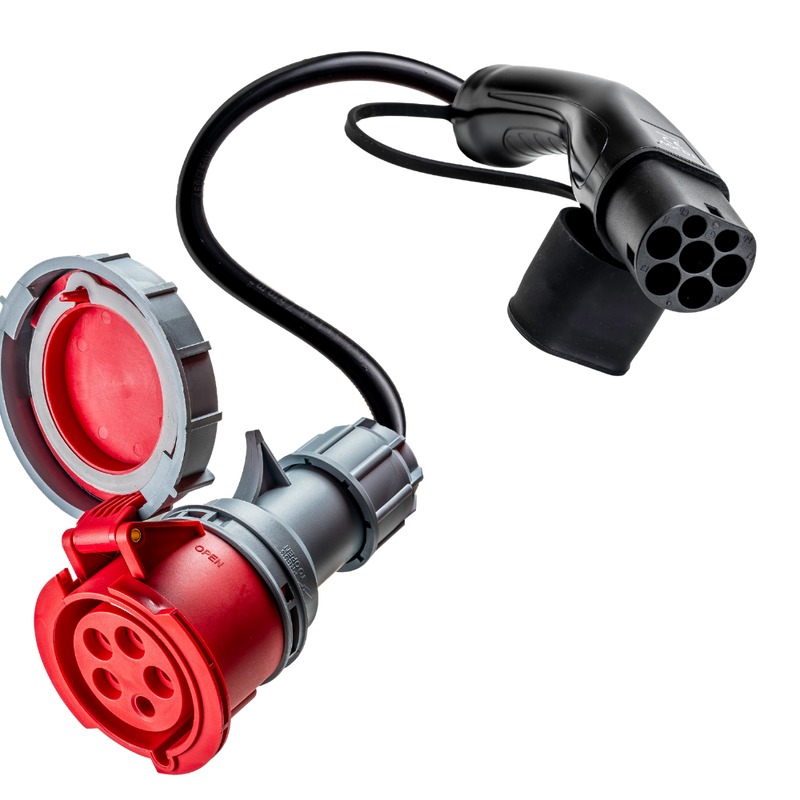 32A 5-polet CEE til Type 2-adapter