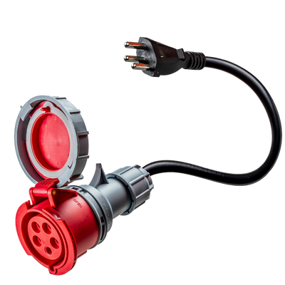 32A 5-polet CEE til type J-adapter for Sveits