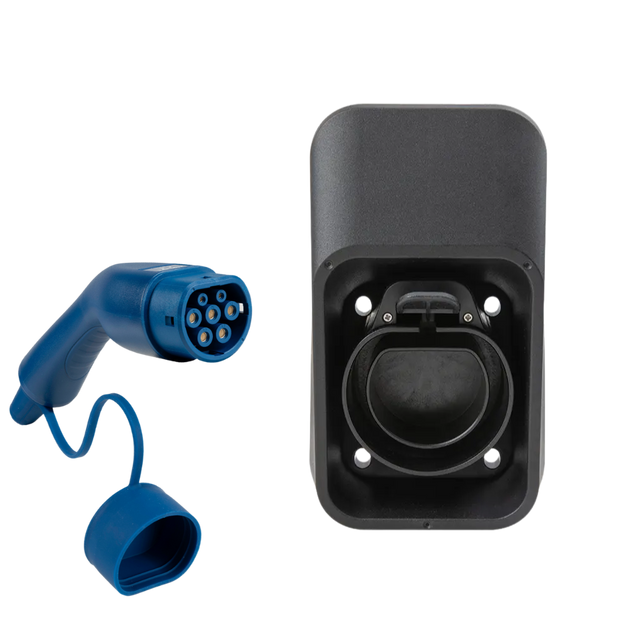 Pluggholder for EV type 2-ladekabel