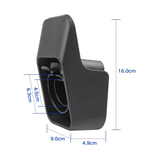 Pluggholder for EV type 2-ladekabel