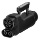 Ladeadapter for elbil GBT til CCS2