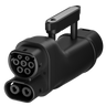 Ladeadapter for elbil GBT til CCS2