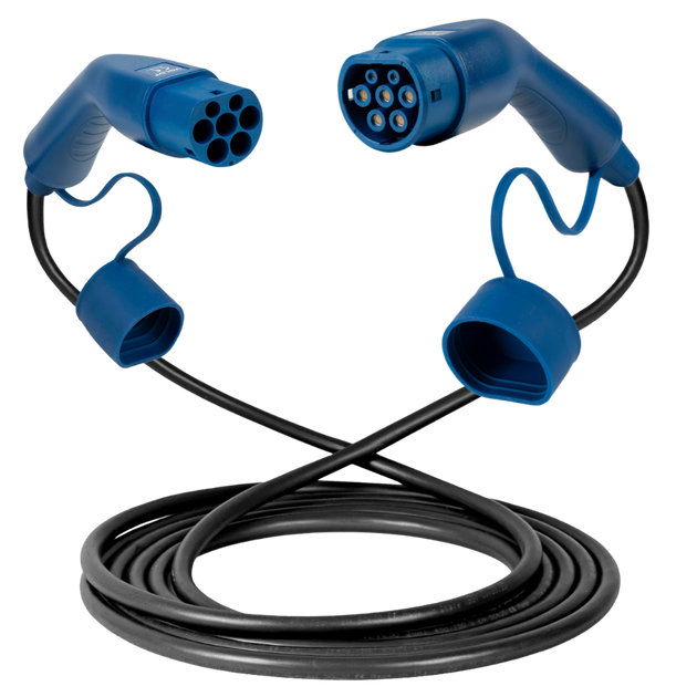 Type 2 | 1 Fas | 32 Ampere | 7,4 Kw Ladekabel