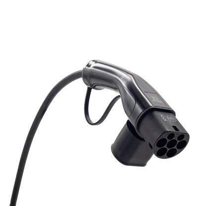 Adapterkabel type 2 (ladestasjonssiden) til 3-polet blå CEE kontakt
