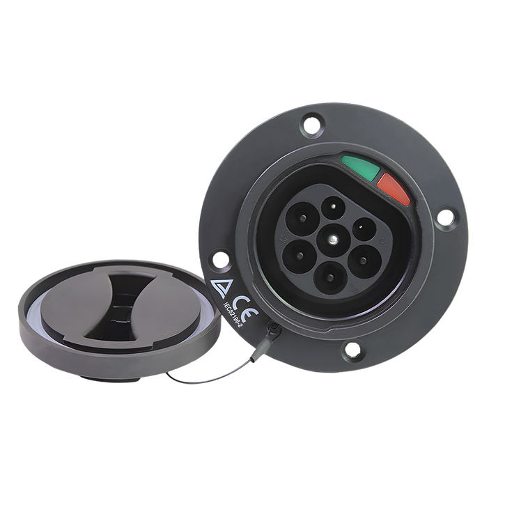 Type 2 Stikkontakt for bil | 3-fase | 16A/32A
