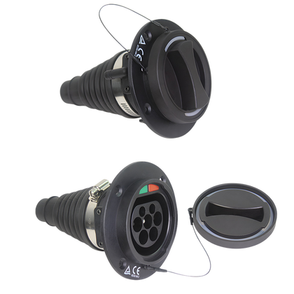 Type 2 Stikkontakt for bil | 1 fase | 16A/32A