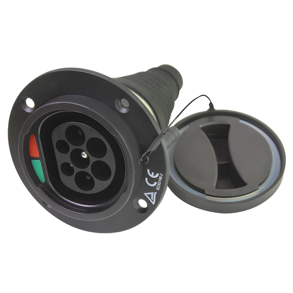 Type 2 Stikkontakt for bil | 3-fase | 63A