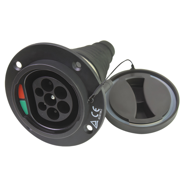 Type 2 Stikkontakt for bil | 1 fase | 16A/32A