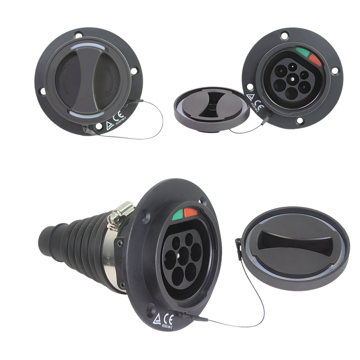 Type 2 Stikkontakt for bil | 1 fase | 16A/32A