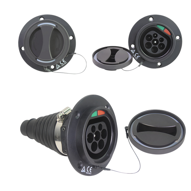 Type 2 Stikkontakt for bil | 3-fase | 63A
