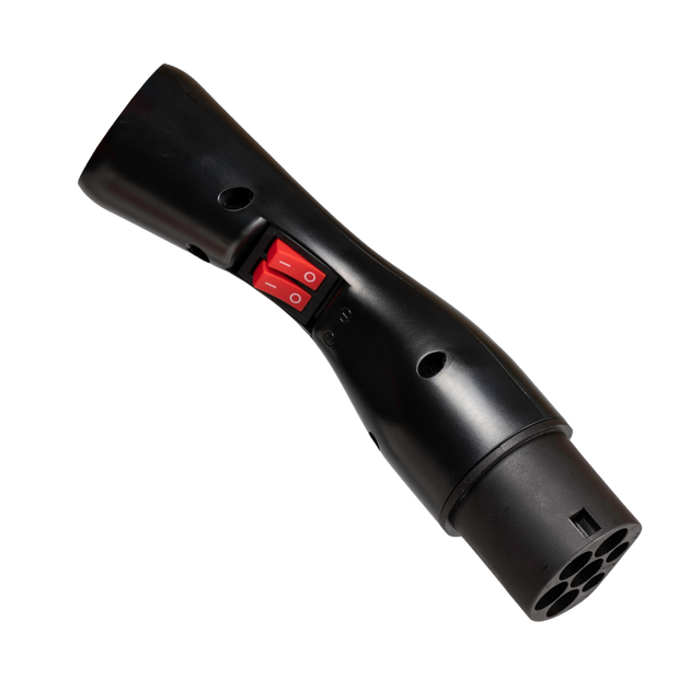 Adapter Type 2 (ladestasjon) til type F 230V schuko-uttak