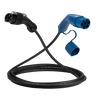 Type 1 til Type 2 | 1 Fas | 32A | 7,4kW Ladekabel
