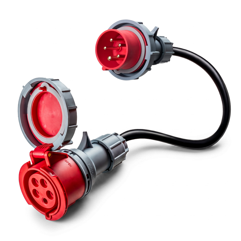 32A 5-polet CEE til 16A 5-polet CEE adapter