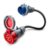 32A 5-polet CEE til 32A 3-polet CEe adapter