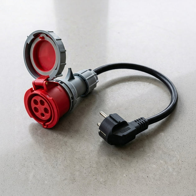 32A 5-polet CEE til Schuko-adapter