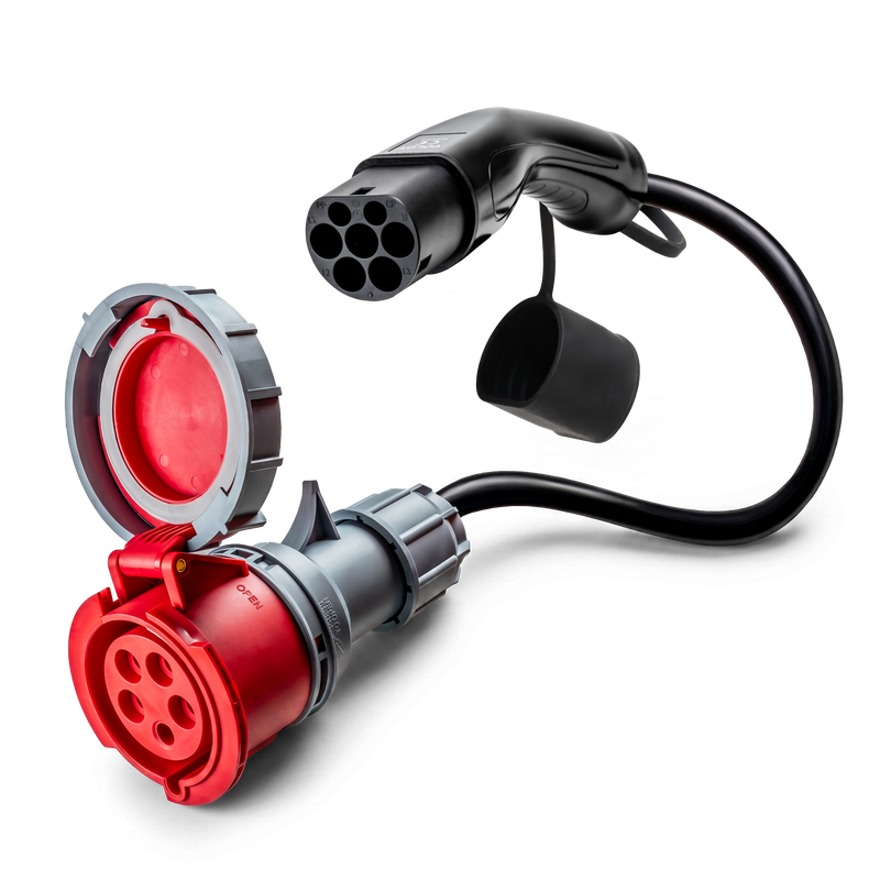 16A 5-polet til Type 2-adapter