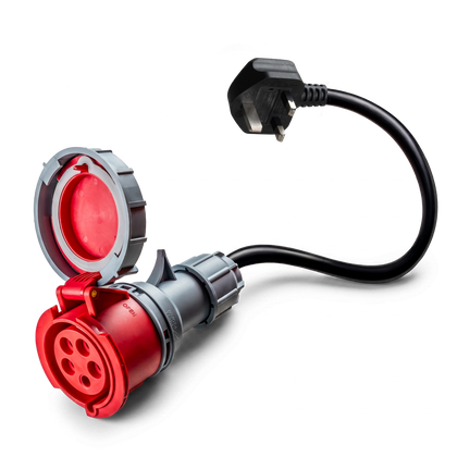 32A 5-polet CEE til type G for UK-adapter