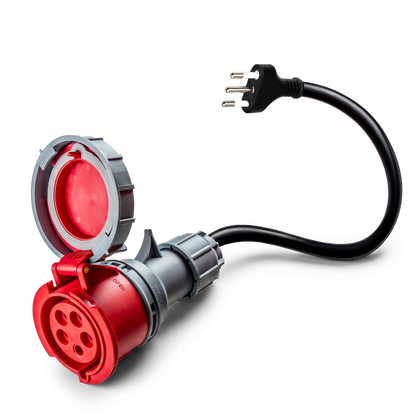 32A 5-polet CEE til type L-adapter for Italia