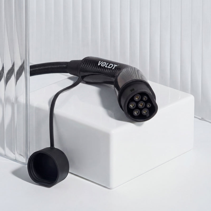 Voldt® Type 2 ladekabel i karbonfiber 22kW