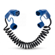 Type 2 til Type 2 | 1 Fas | 16A | 3,7kW | Spiral Ladekabel